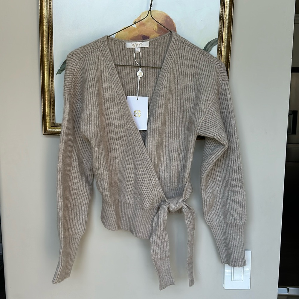 Wayf Wrap Sweater